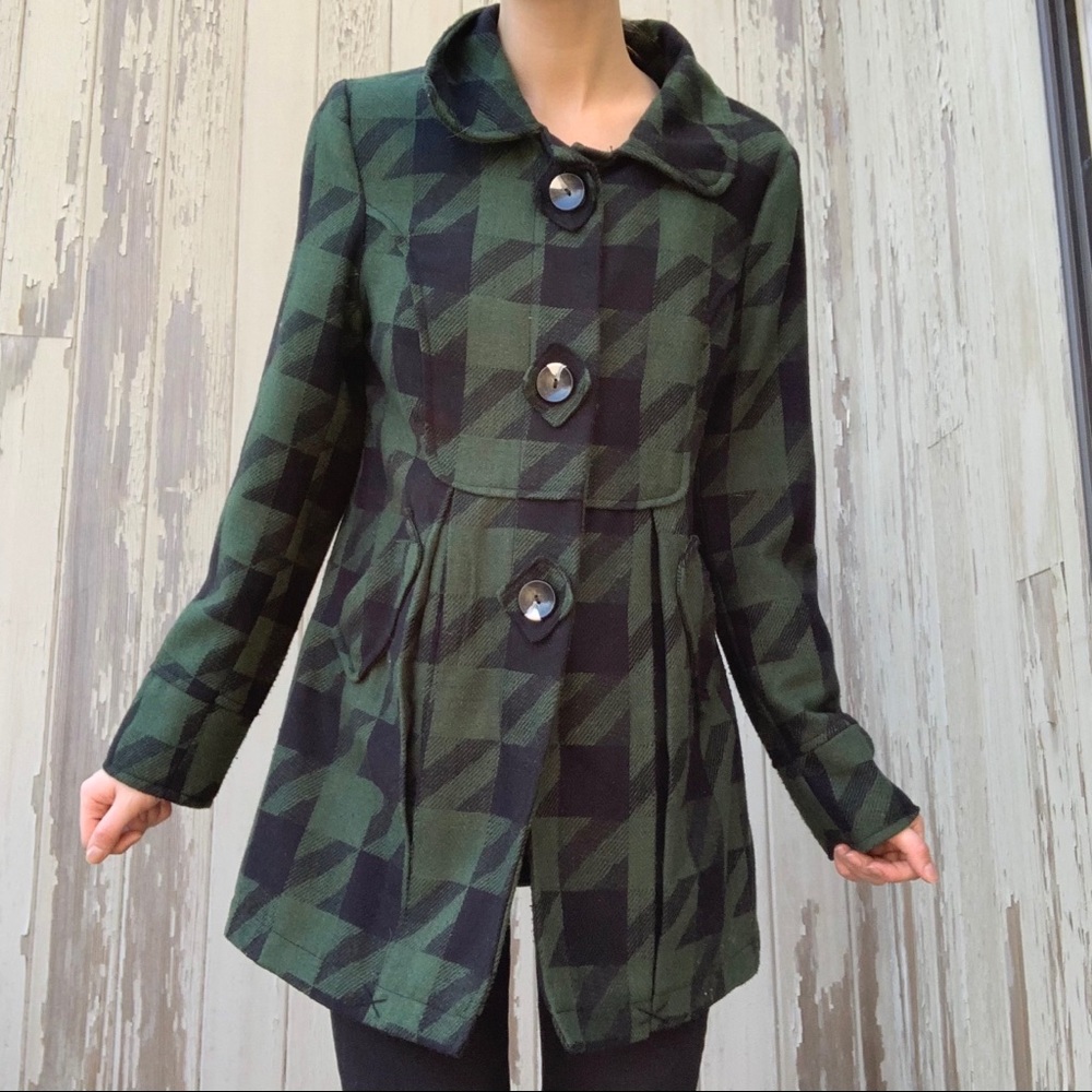 Luii Green Pea Coat